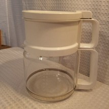 Vintage KRUPS TYPE 150 10 CUP Coffee Maker Carafe &amp; Brew Basket White - £14.69 GBP