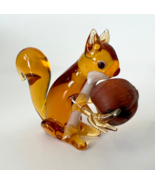 Murano Glass Handcrafted Unique Art, Lovely Big Size Squirrel Figurine, ... - £21.98 GBP