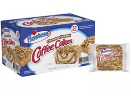 Hostess Cinnamon Streusel Coffee Cake 32 CT 46.04 oz  - €19,67 EUR  Hostess Cinnamon Streusel Coffee Cake 32 CT 46.04 oz  - €19,67 EUR