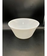 Fire King Oven Ware milk White Large Mixing Bowl 9” in Diameter glass - $12.82