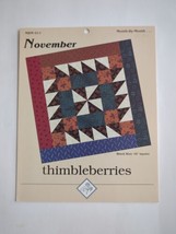 Month by Month MBM 011 November Quilt Pieced Pattern By Thimbleberries 1... - £6.67 GBP