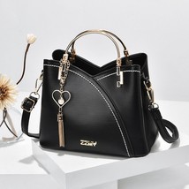 Tassel Bucket Crossbody Bags Leather Handbags for Women 2021 New Fashion Quality - £45.54 GBP