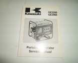 Kawasaki GE2200 GE2900 Portable Generator Service Manual OEM 99924-2039-... - $15.00