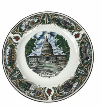 The Capitol Washington DC Vintage Scenic Souvenir Collector Plate - $35.00