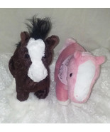 Buckaroo Bandits &amp; Classic Toy Co. Plush Horse Toys - Lot of 2 - 9&quot; - £9.66 GBP