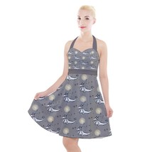NEW! Women&#39;s Vintage Modern Halter Party Swing Dress Regular and Plus Available! - £31.96 GBP+