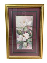 Framed Barbara Mock Print Picture Floral Home Interiors ~20&quot;x29&quot; - $54.44