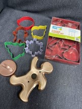 Mixed Lot Holiday Cookie Cutters 13 Pcs Christmas Thanksgiving - £3.94 GBP