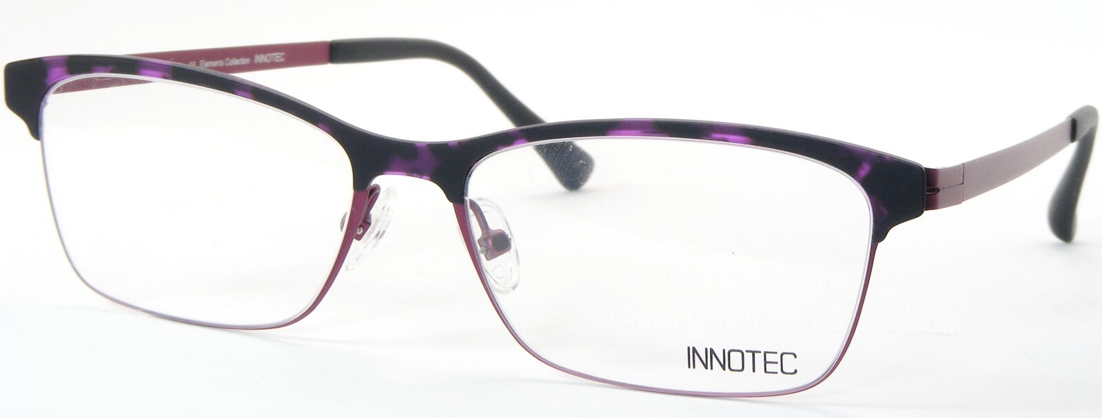 Innotec CARINA 5450 Viola Demi Bacca Occhiali Montatura 54-17-140mm Giap... - $115.79