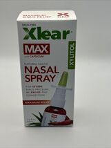 Xlear Max Natural Saline Nasal Congestion Sinus Pressure Cold Spray 1.5 ... - $13.74