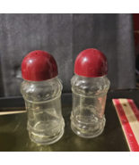 Vintage Glass S&amp;P Shakers clear - $11.30