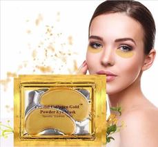 New Crystal 24K Gold Powder Gel Collagen Eye Mask Masks Sheet Patch, Ant... - $7.91+