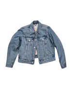 Women&#39;s Zara Sherpa Lined Denim Jacket Size Small Excellent Condition - $585.45 MXN
