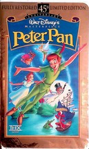 Peter Pan (45th Anniversary Limited Edition) [VHS 1998 Clamshell] Masterpiece - £0.90 GBP