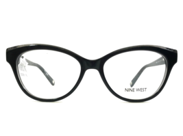 Nine West Eyeglasses Frames NW5131 030 Polished Black Gray Cat Eye 51-16... - $64.40