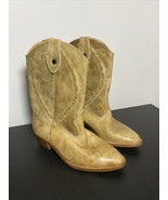 Kids Authentic Leather Cuero Cowboy Boots Size 2Y 33 From Venezuela - Gr... - £30.76 GBP