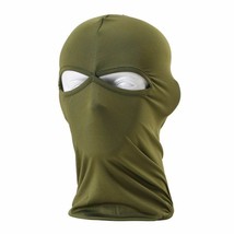Army Green Balaclava Face Mask UV Cover Neck Gaiter Face Scarf Outdoor - £9.37 GBP