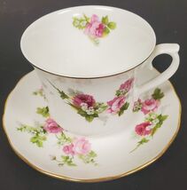 Vintage Royal Osborne Fine Bone China Tea Cup and Saucer Set - $12.82