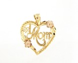 #1 mom Women&#39;s Charm 14kt Yellow and Rose Gold 380381 - $99.00