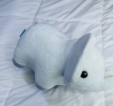 Bellzi Baby Elephant Cute Stuffed Animal Plush Toy Adorable Soft Blue - £9.62 GBP