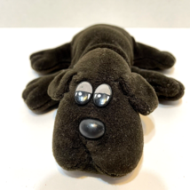 Vintage Tonka 1985 Pound Puppies Dark Brown Plush Stuffed Dog 8 in - £7.57 GBP