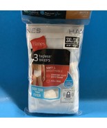 Hanes Men’s Size 3XL (48-50”) Tagless Briefs 3 Pair Full Rise New - $7.69