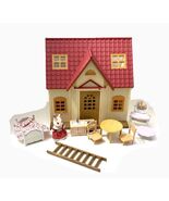 Sylvanian Families Calico Critters Cottage With Bunny and Furniture - $32.95