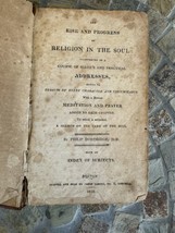 Vintage Book 1818 The Rise and Progress of Religion in the Soul Philip D... - $52.25