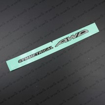 New Genuine Subaru 05-09 Impreza Symmetrical AWD Rear Window Label 91572... - €13,47 EUR
