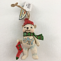 Jim Shore Christmas Polar Bear Hanging Ornament 4034411 Heartwood Creek Enesco - £23.19 GBP