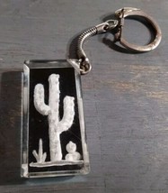 Phoenix Arizona Vintage Keychain Cactus Desert Keyring Keychain Double S... - £9.63 GBP