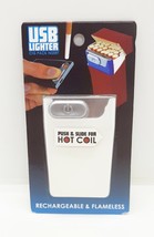 White Rechargeable Flameless USB Cigarette Lighter Pack Insert - $8.90
