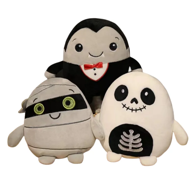 20cm Halloween Pumpkin Ghost Plush Toy Cute Anime Figure Soft Stuffed Zombie - £11.98 GBP