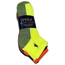 Nwt 6-PAIRS Pack Polo Ralph Lauren MSRP$28.99 Men&#39;s Quarter Cut Socks Sizes 6-12 - £17.39 GBP