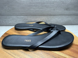 TKEES  Flip Flop Sandals Womens Sz 11 Black  Thong Slip On - $26.94