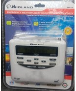 Midland WR-120 Emergency Weather Alert Radio with Alarm Clock  - White - £14.94 GBP
