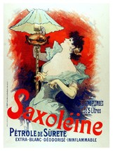 Saxoleine Oil Lamp wall Ad Decoration Poster.Graphic Art Interior design... - $17.10+