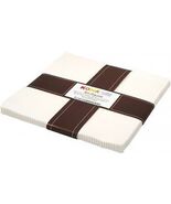 Ten-Square Kona Cotton Solids Snow Colorstory Layer Cake Fabric Precuts ... - €26,88 EUR