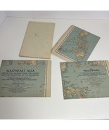 Lot of 4 National Geographic Maps 1944-1951 Asia Japan Philippines - $23.48