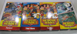 Rescue Heroes VHS Tapes Lot of 4 Vintage Fisher Price Children&#39;s Action ... - £8.83 GBP