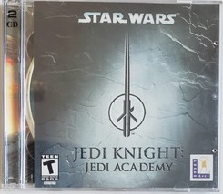 Star Wars Jedi Knight Jedi Academy Lucas Art Video Game T 2003 2 CD - £11.72 GBP