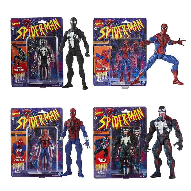 Anime Marvel Legends Figures Symbiote Spiderman Peter Parker Action Figu... - £25.48 GBP