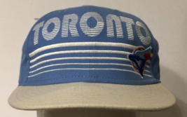 $25 Vintage Toronto Blue Jays MLB Logo New Era Baseball Baby Blue Cap Hat 6 7/8 - £23.12 GBP