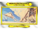 1980 Topps Star Wars ESB #120 Ralph McQuarrie Space Paintings Snow Walkers - $0.89