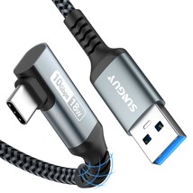 Usb C Android Auto Cable 1.5Ft, 10Gbps Usb C 3.1 Gen 2 To Usb Cable Data Transfe - £11.98 GBP