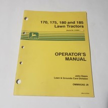 1988 John Deere 170 175 180 185 Operator&#39;s Manual  (SN 010001-) OMM95262 - £27.65 GBP