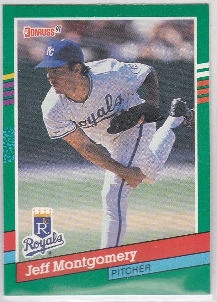 M) 1991 Donruss Baseball Trading Card - Jeff Montgomery #505 - $1.97