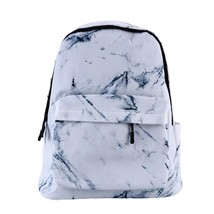 Women Canvas Backpack For Teenagers Girls Large Capacity Bags Marbling Backpa Fe - £108.21 GBP
