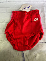 Vintage Mizuno Volleyball Shorts Briefs DEADSTOCK Red Womens Small Made In USA - £27.18 GBP