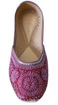 Women Shoes Mojaries Indian Handmade Oxfords Wedding Flat Jutties US 7  - £34.35 GBP